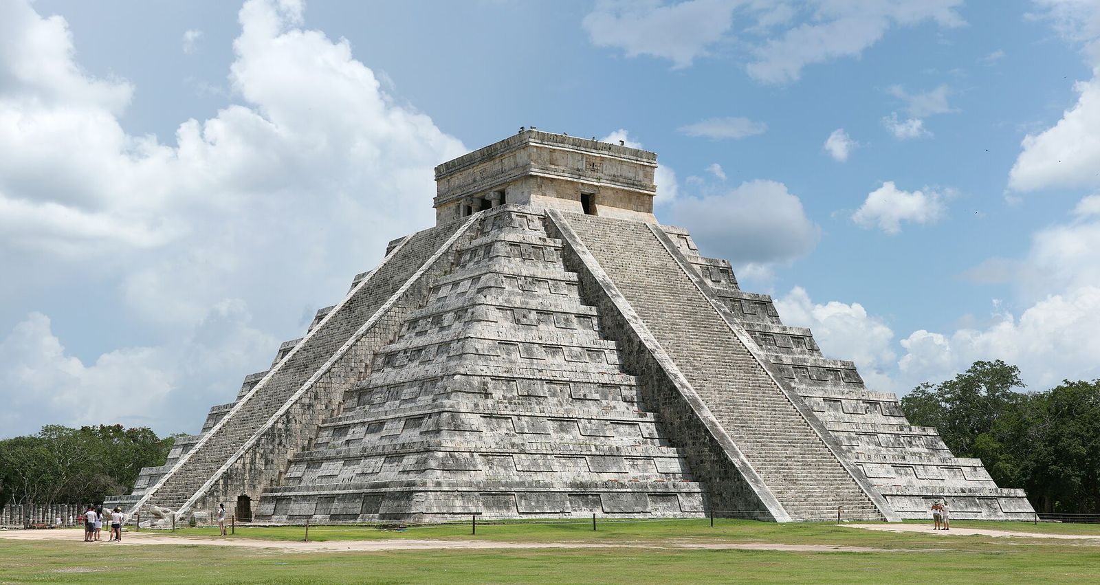 El Castillo, the stepped pyramid of Kukulcan at Chichen Itza