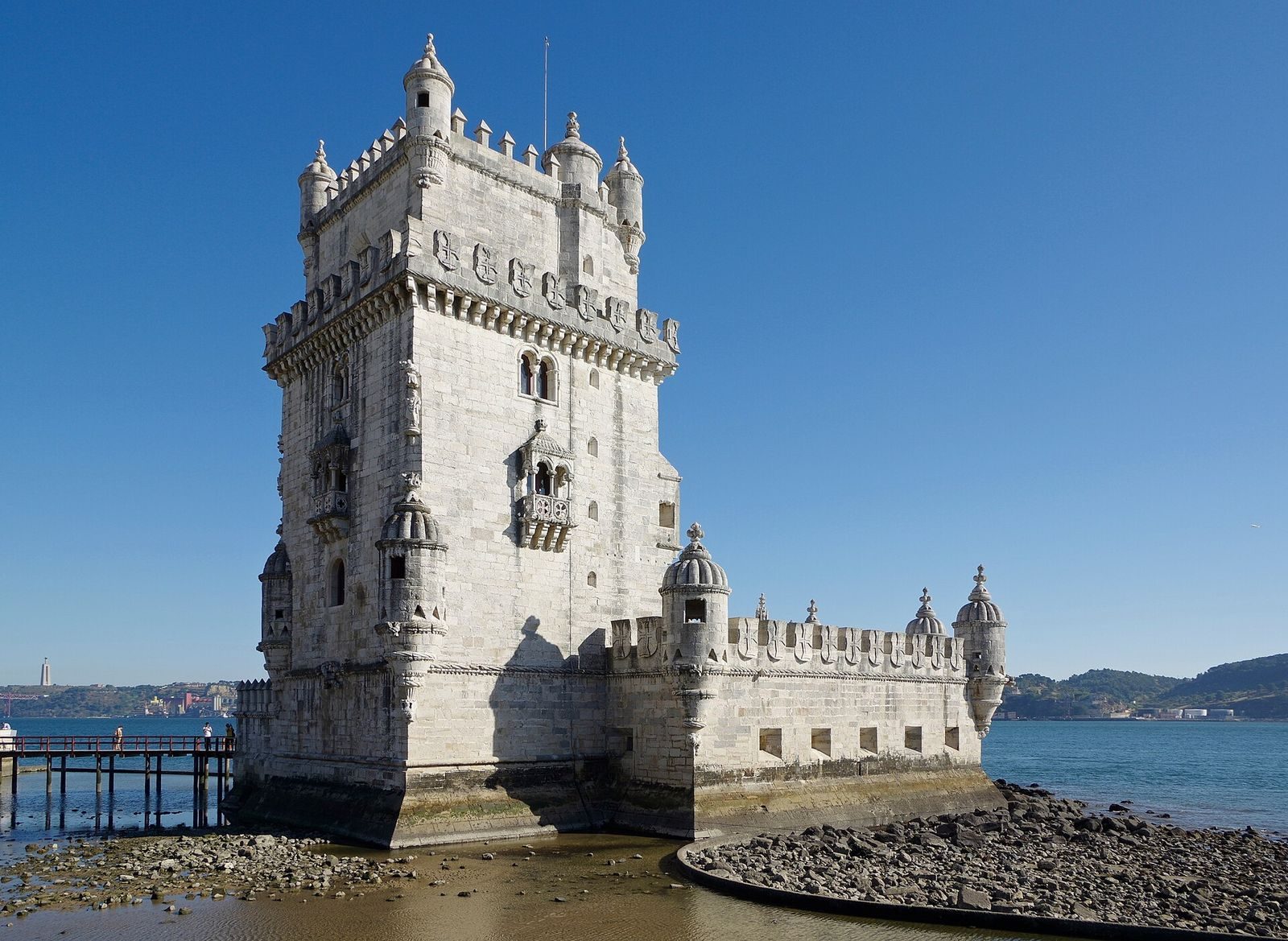 The Belém Tower in Lisbon — the Manueline fortress raised at the height of Portugal's Age of Discovery, 1514–1520