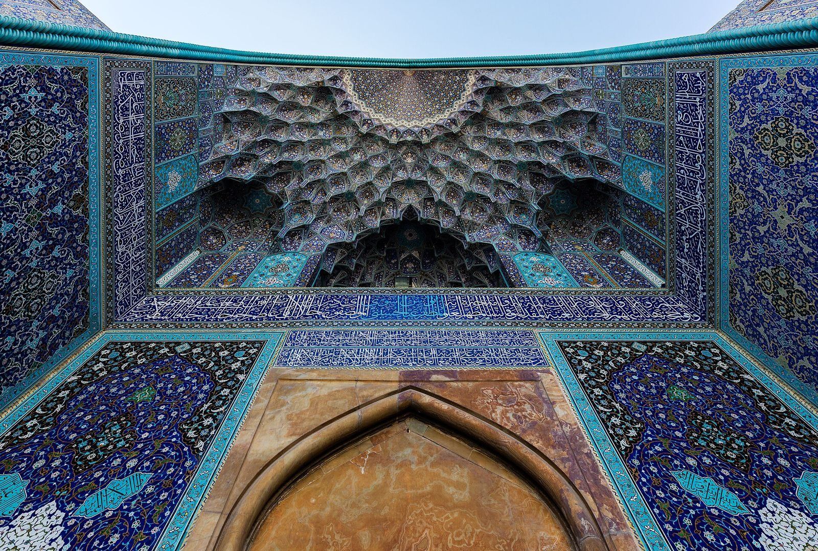 The Shah Mosque in Isfahan — the great Safavid mosque built under Shah Abbas I, 1611–1629