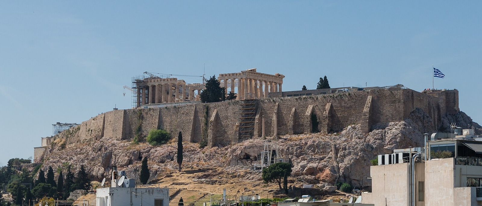Vision d'artiste de l'Athènes classique à son apogée