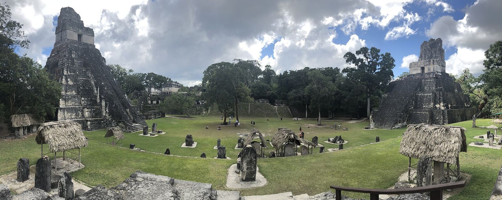 Artist’s vision of a Maya city at its height