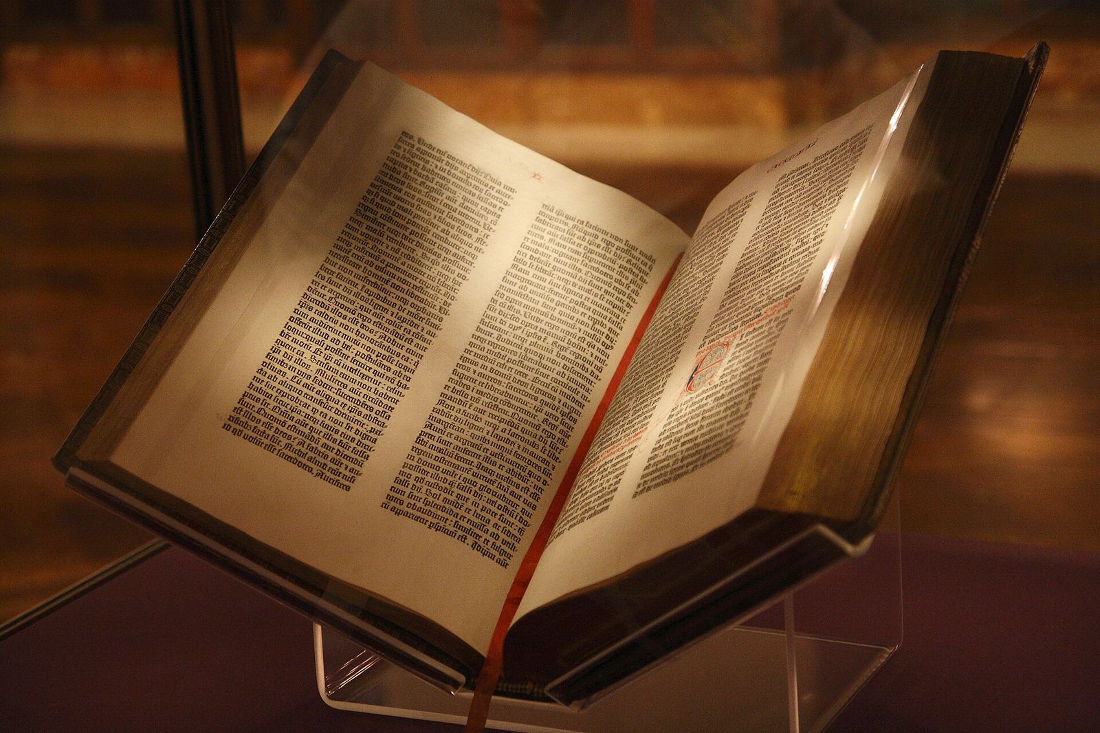 Une Bible de Gutenberg à la New York Public Library