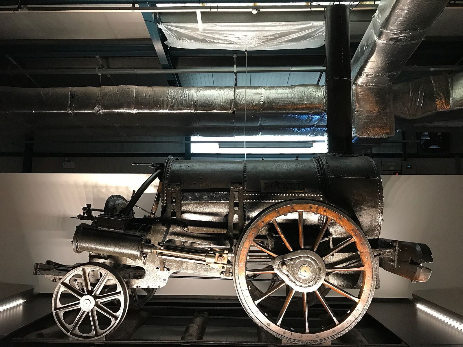 La Rocket de Stephenson (1829) au National Railway Museum