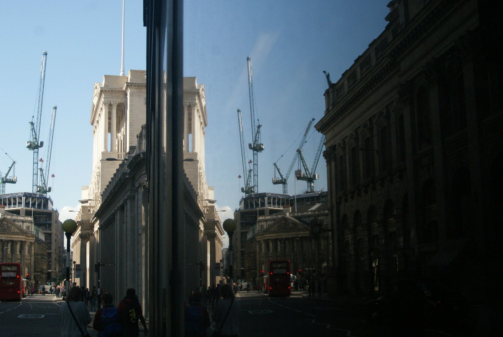 The Bank of England on Threadneedle Street, London