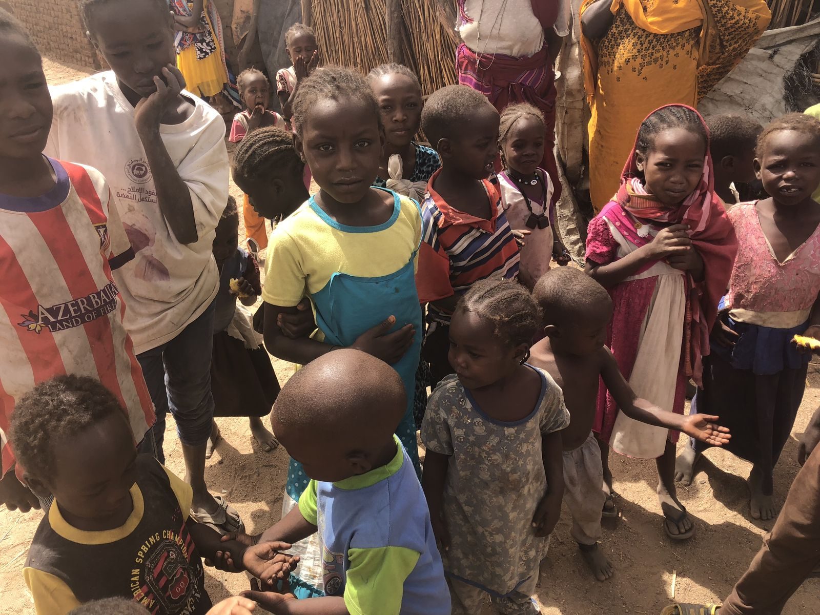 A camp for displaced people in Darfur, Sudan
