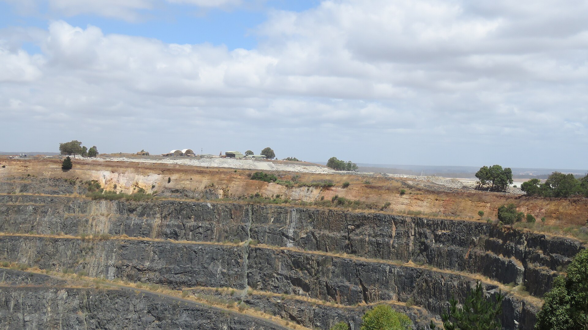 La mine à ciel ouvert de lithium de Greenbushes, en Australie occidentale