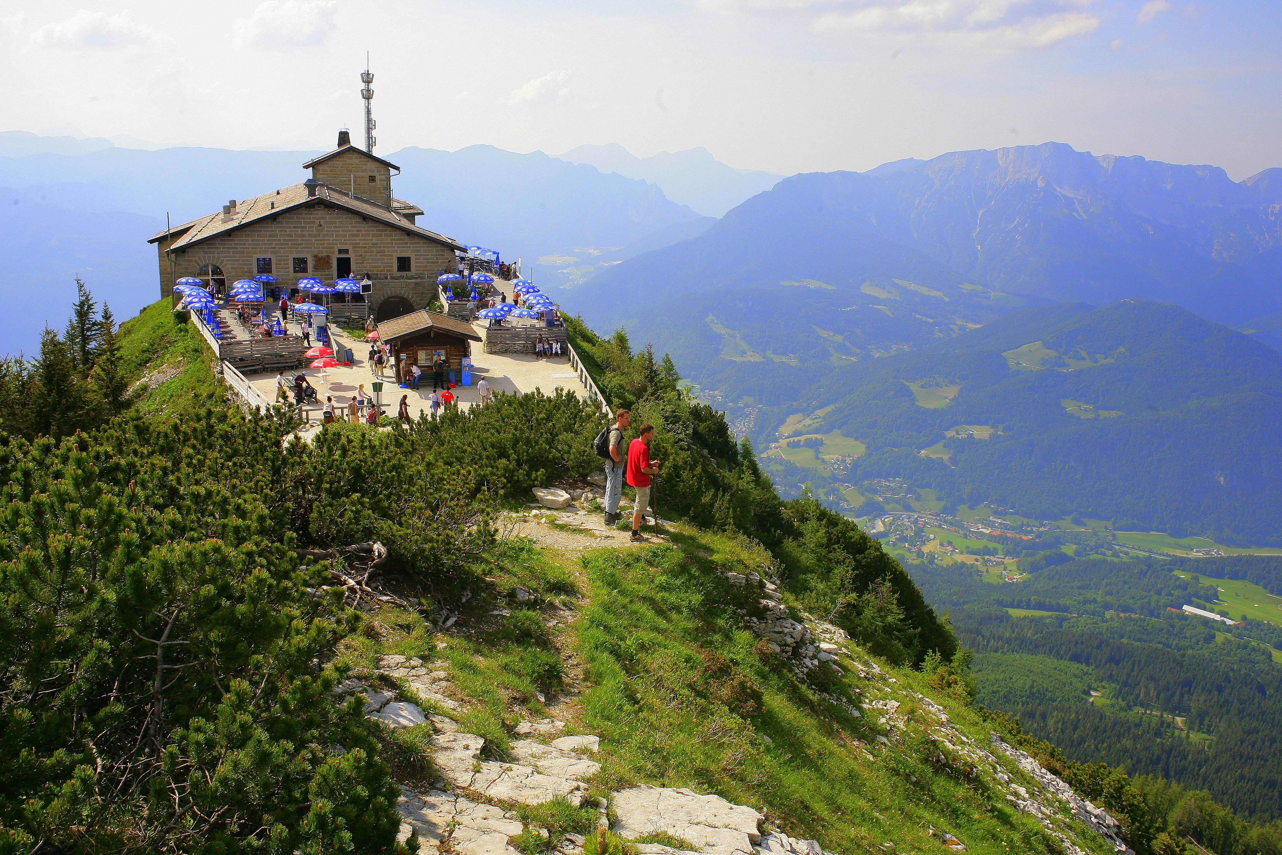 Le Kehlsteinhaus — le « nid d'aigle » d'Hitler — sur le sommet du Kehlstein au-dessus de Berchtesgaden, en Bavière (photo d'archive)