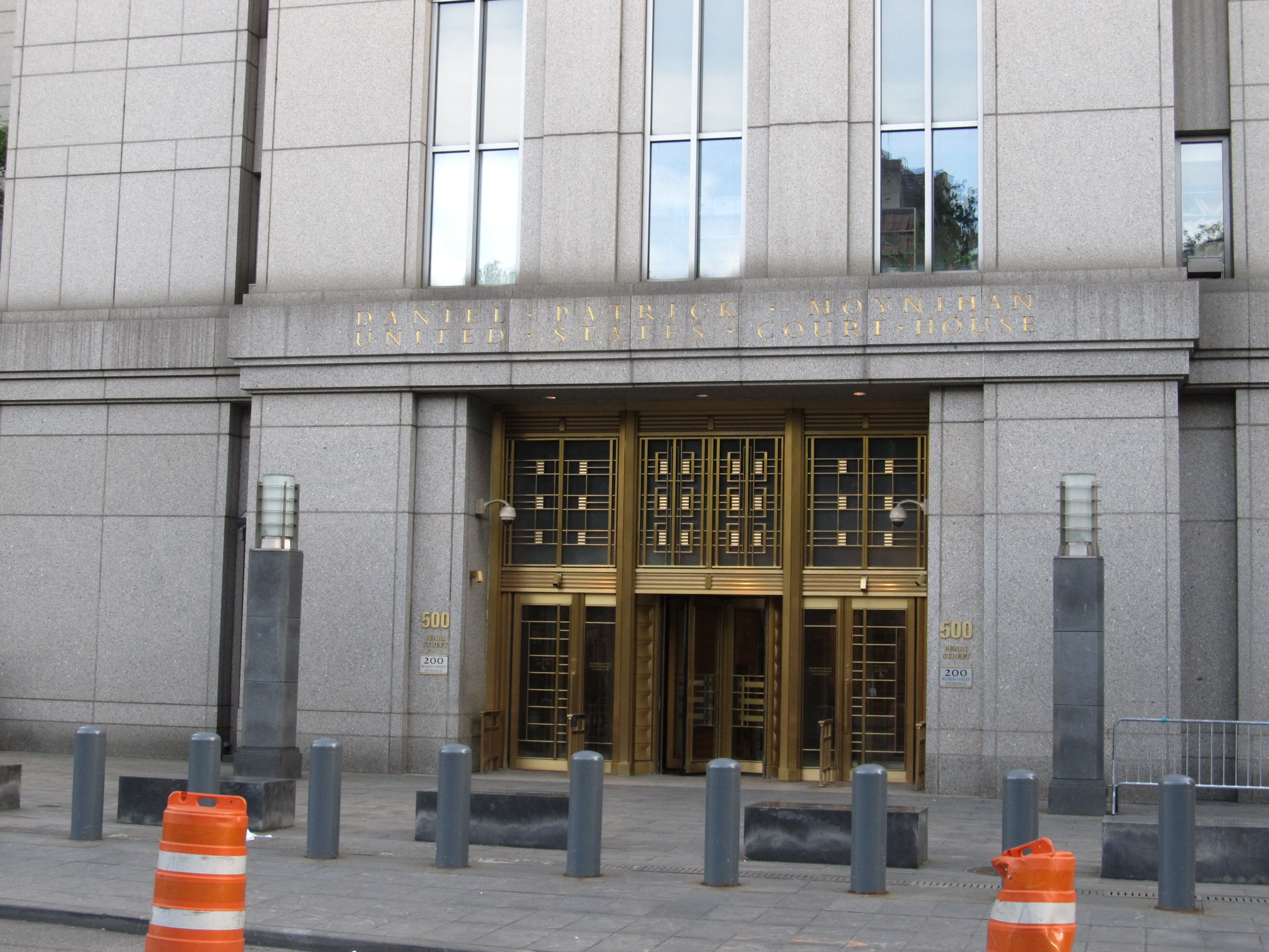 The Daniel Patrick Moynihan United States Courthouse in Manhattan, home of the Southern District of New York