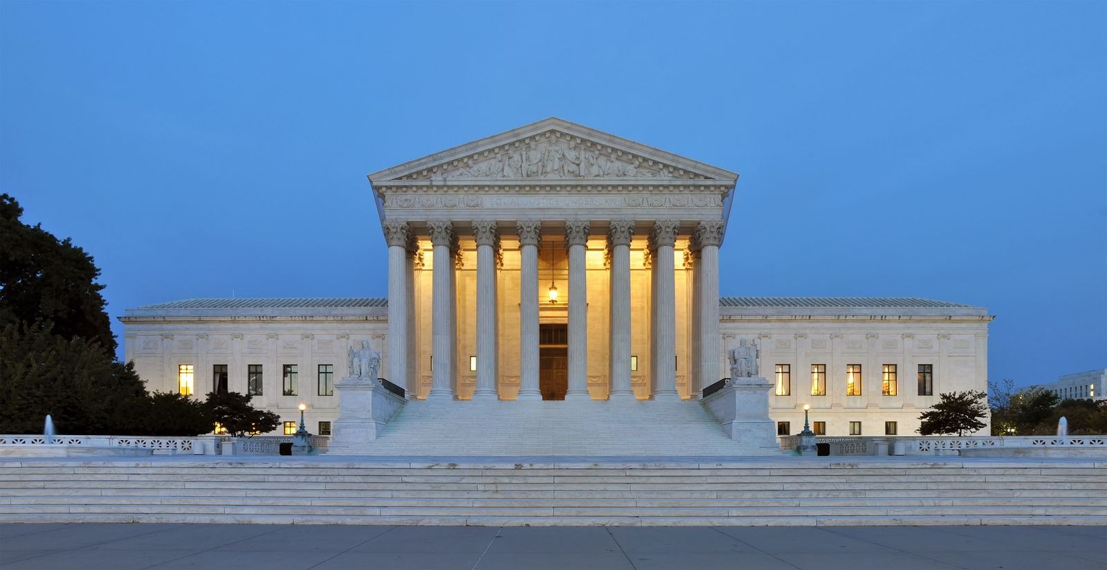 Le bâtiment de la Cour suprême des États-Unis à Washington